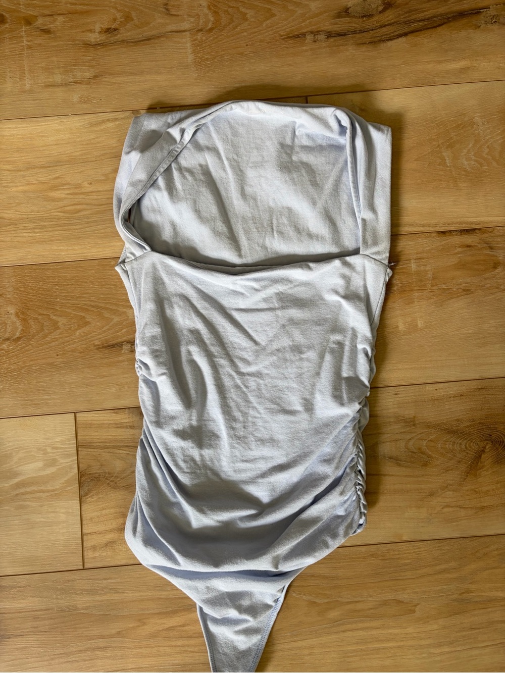 Abercrombie & Fitch Pale Blue Logo bodysuit